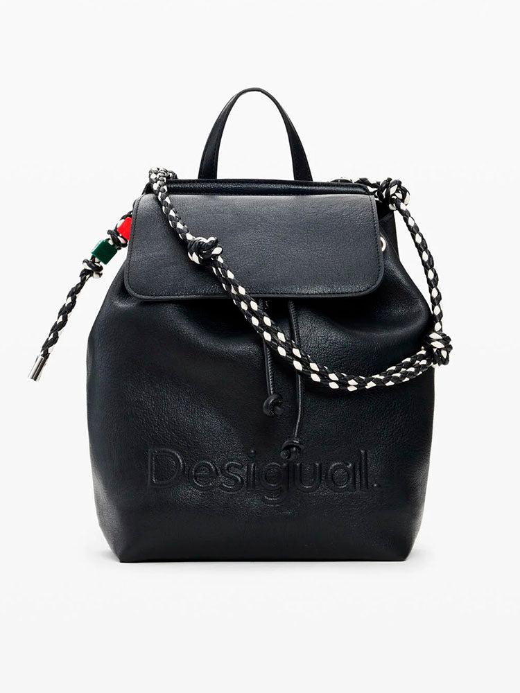 DESIGUAL MOCHILA PEQUEÑA CON LOGO