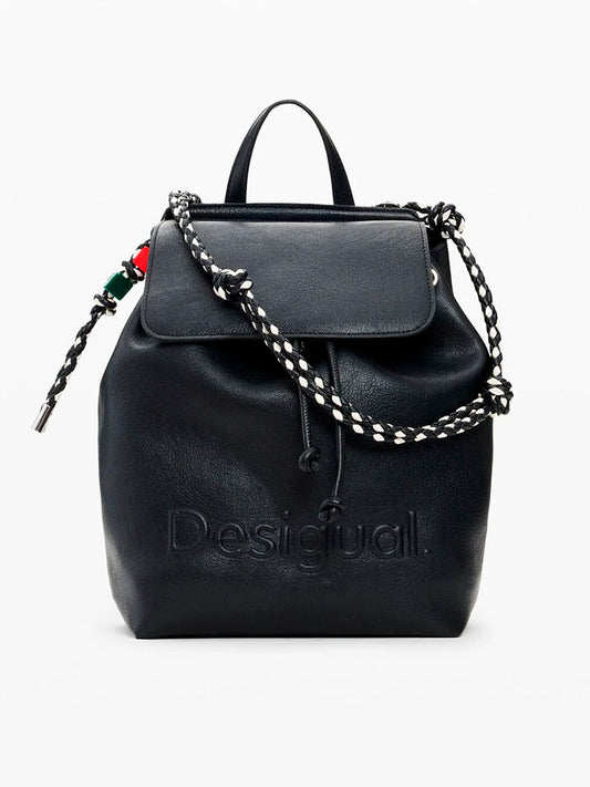 DESIGUAL MOCHILA PEQUEÑA CON LOGO