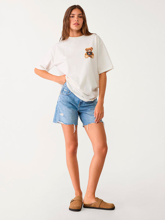 STRADIVARIUS CAMISETA OVERSIZE I LOVE NY