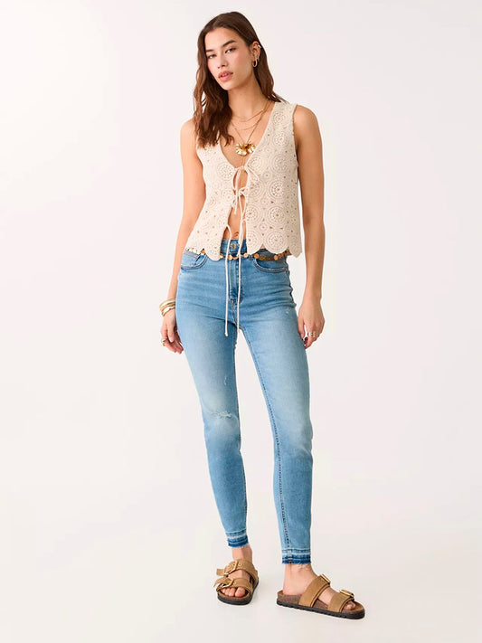 STRADIVARIUS D09 JEANS SKINNY SUPER HIGH WAIST