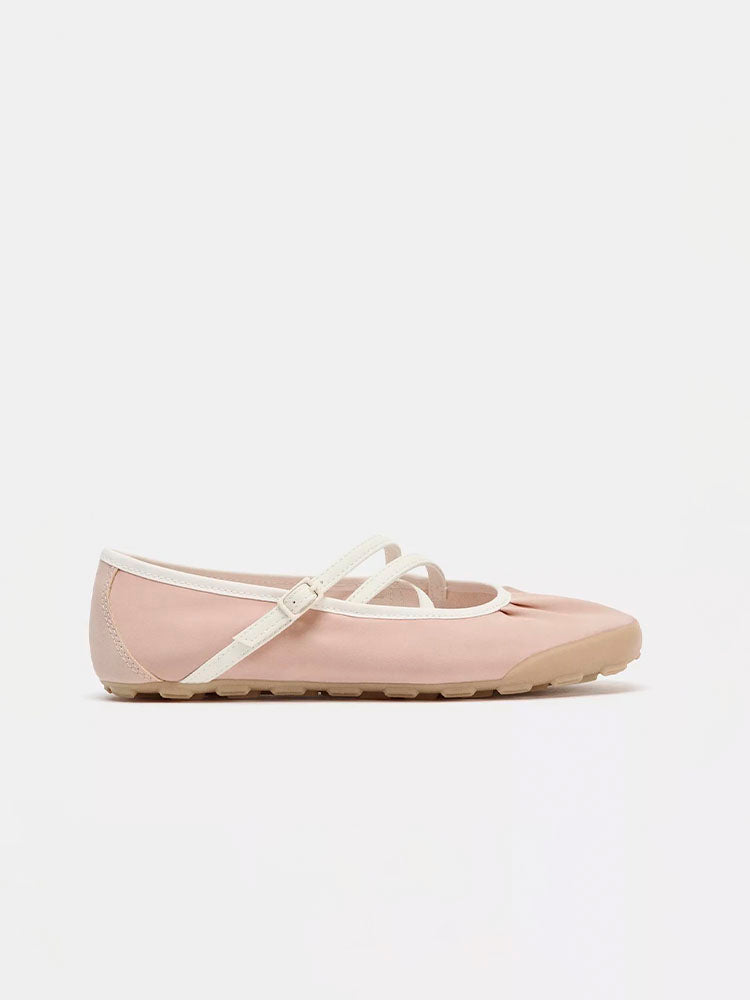 ZARA BAILARINA DEPORTIVA SATINADA