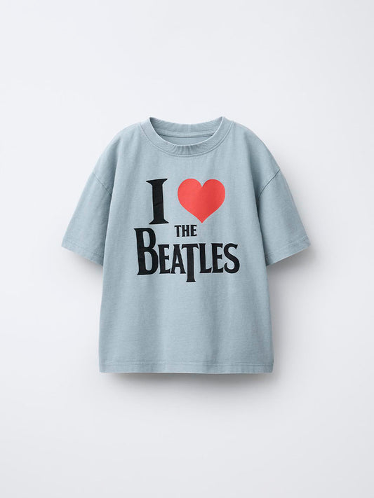 ZARA CAMISETA EFECTO DESGASTADO ESTAMPADO THE BEATLES©