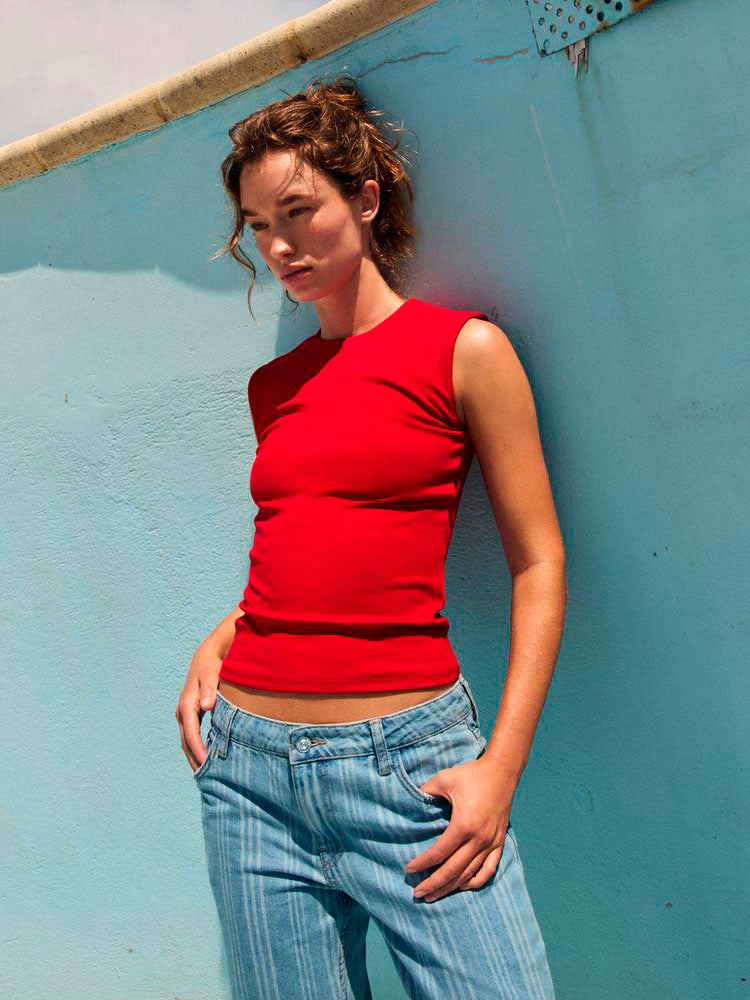 ZARA TOP MANGA SISA